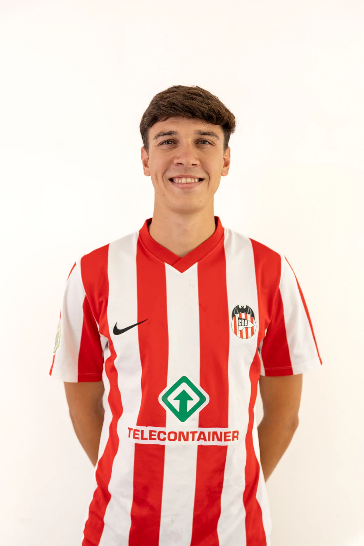 Retrato de Javier Martí, primer equipo masculino del CD Acero