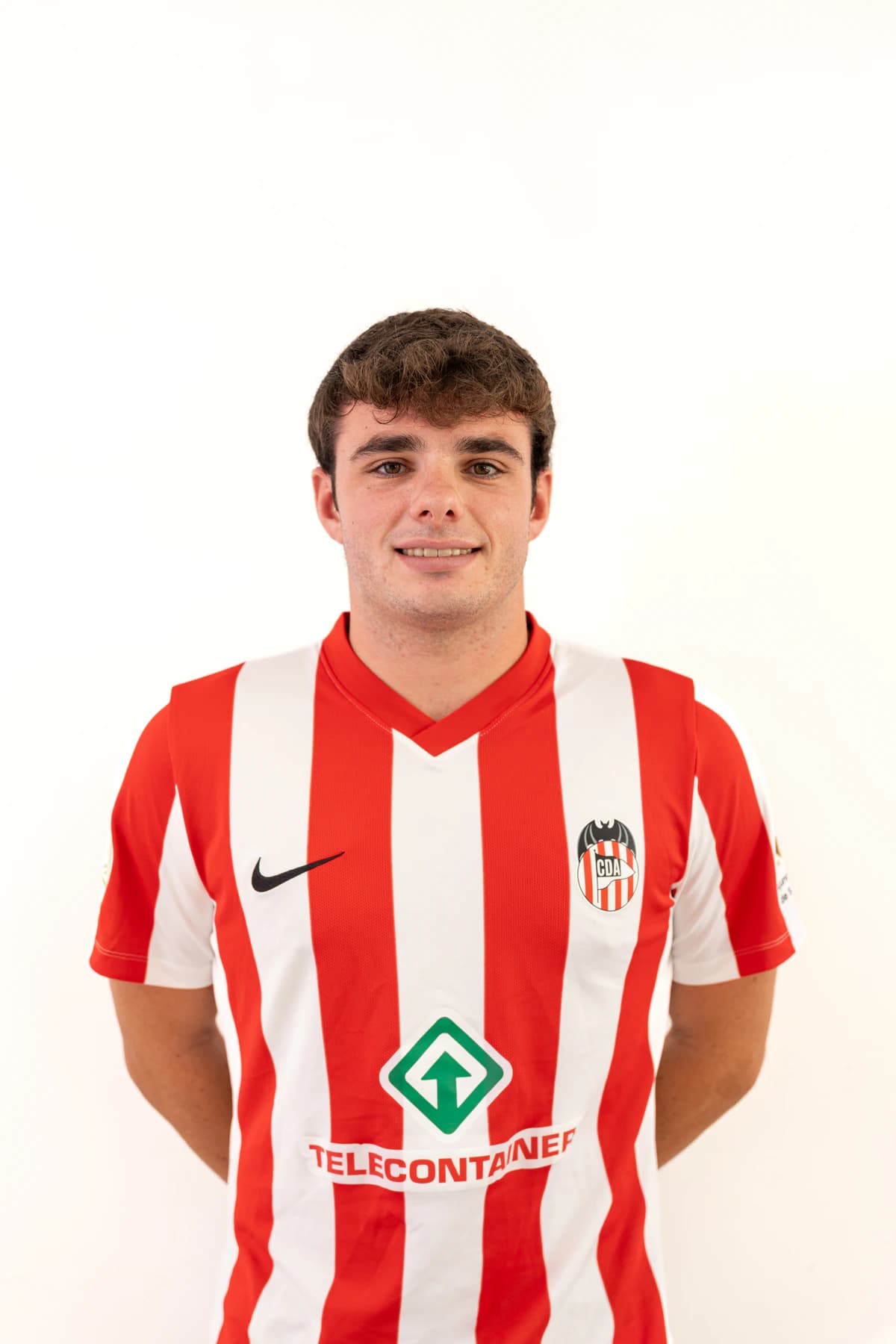 Retrato de José Aguilar, primer equipo masculino del CD Acero