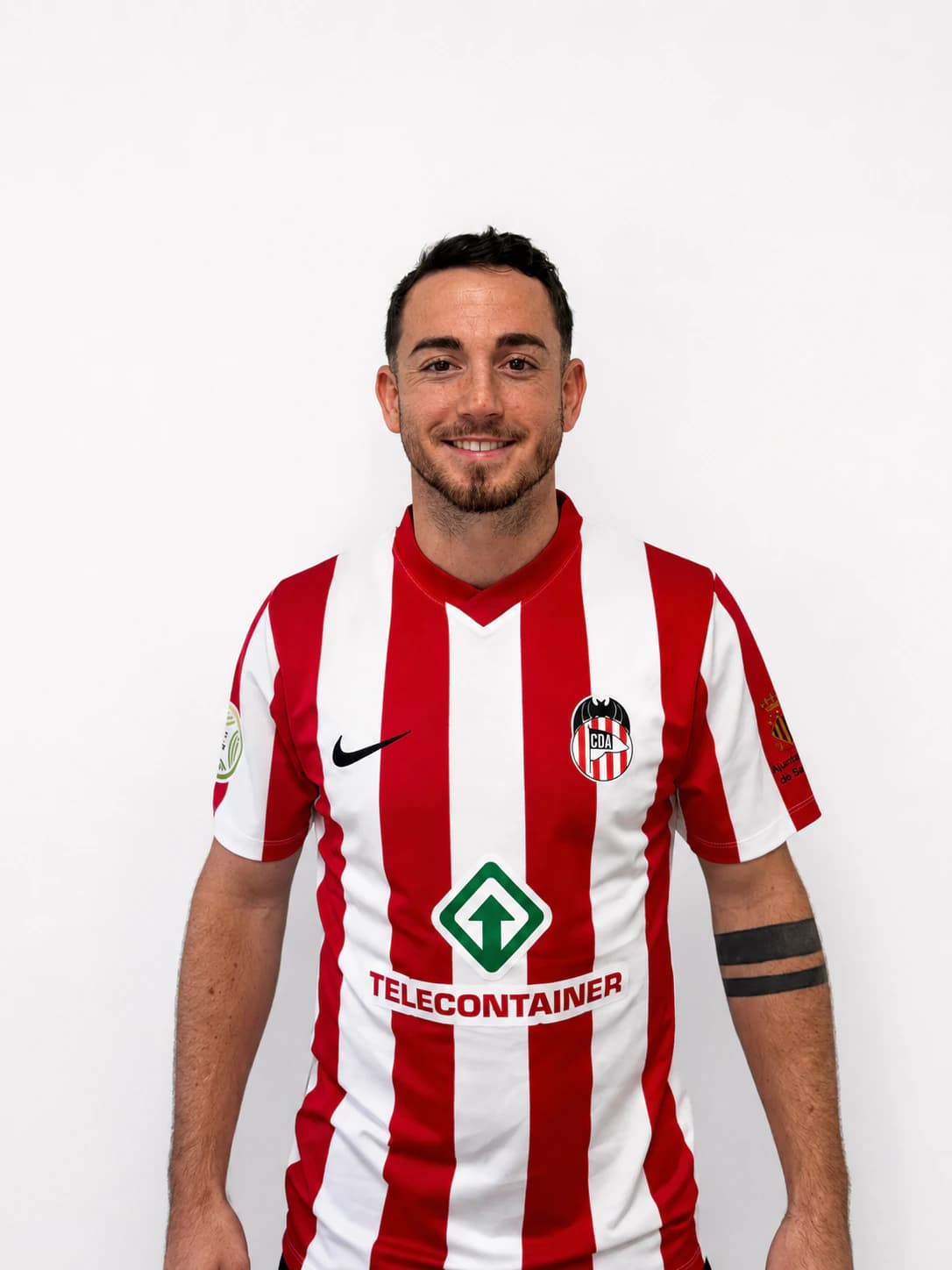 Retrato de Raúl Prieto, primer equipo masculino del CD Acero